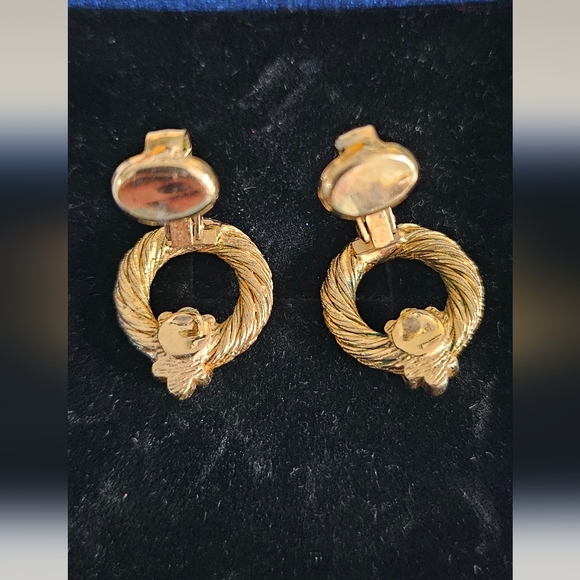 Christian Dior Rope Loop Clip on earrings - Picture 2 of 9